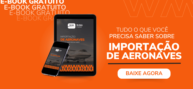 banner ebook importação de aeronaves